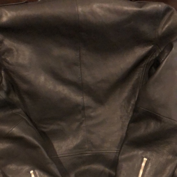 BOSS HUGO BOSS Luxury Leather Full Zip Coat Size 42 - Picture 14 of 16